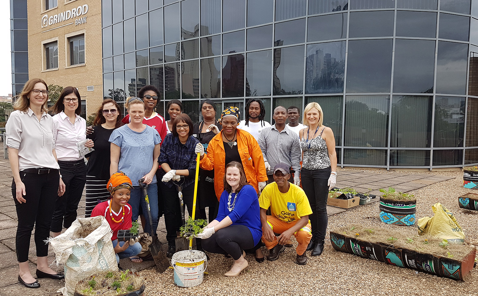 Urban garden at Kingsmead